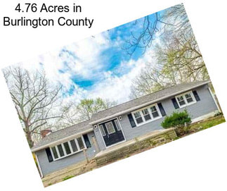 4.76 Acres in Burlington County