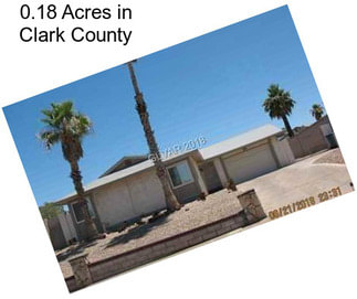 0.18 Acres in Clark County