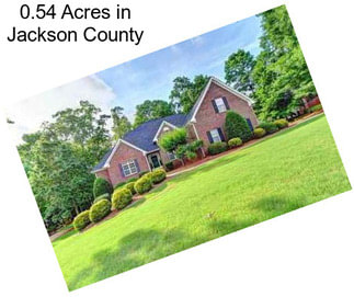 0.54 Acres in Jackson County