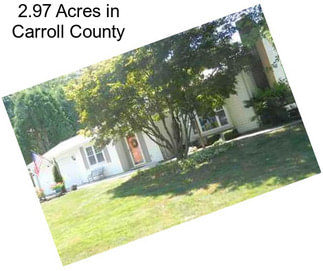 2.97 Acres in Carroll County