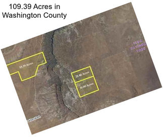 109.39 Acres in Washington County