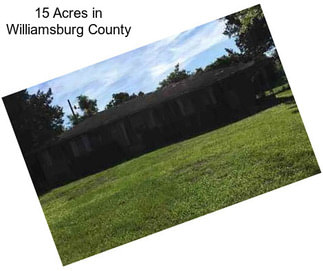 15 Acres in Williamsburg County