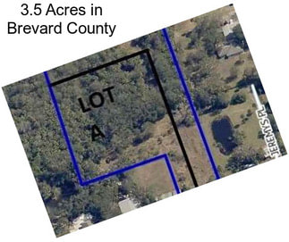 3.5 Acres in Brevard County