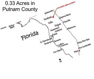 0.33 Acres in Putnam County