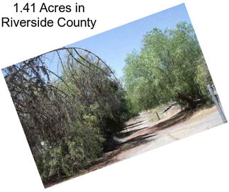 1.41 Acres in Riverside County