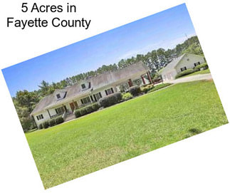 5 Acres in Fayette County