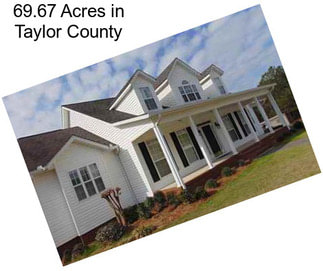 69.67 Acres in Taylor County