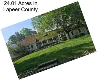 24.01 Acres in Lapeer County