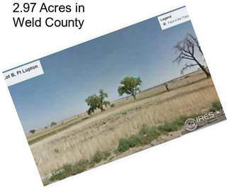 2.97 Acres in Weld County