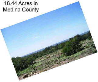 18.44 Acres in Medina County