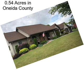 0.54 Acres in Oneida County