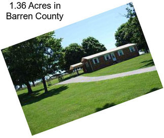 1.36 Acres in Barren County