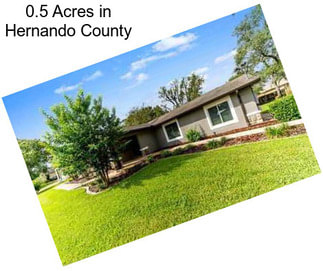 0.5 Acres in Hernando County