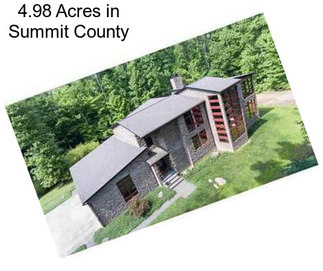 4.98 Acres in Summit County