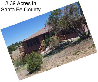 3.39 Acres in Santa Fe County