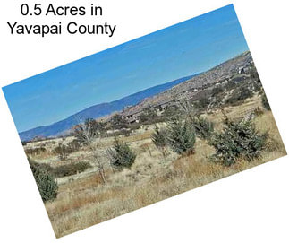 0.5 Acres in Yavapai County