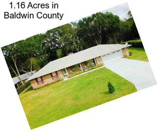 1.16 Acres in Baldwin County