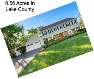 0.56 Acres in Lake County