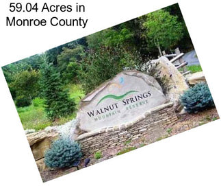 59.04 Acres in Monroe County
