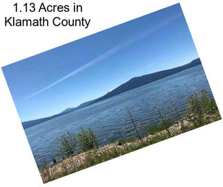 1.13 Acres in Klamath County