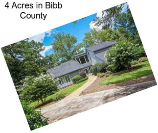 4 Acres in Bibb County