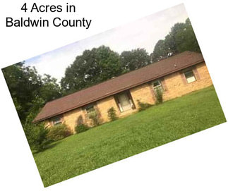 4 Acres in Baldwin County