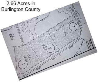 2.66 Acres in Burlington County