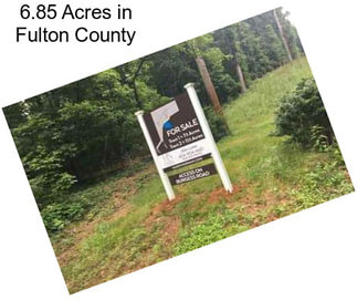 6.85 Acres in Fulton County