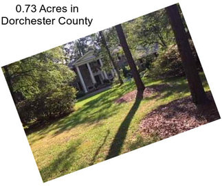 0.73 Acres in Dorchester County