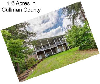 1.6 Acres in Cullman County