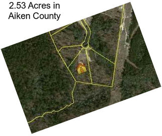 2.53 Acres in Aiken County