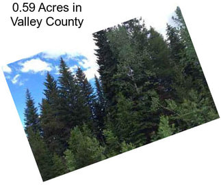 0.59 Acres in Valley County