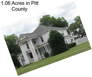 1.06 Acres in Pitt County