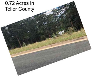 0.72 Acres in Teller County