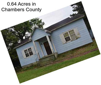 0.64 Acres in Chambers County