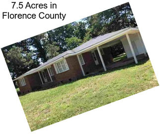 7.5 Acres in Florence County