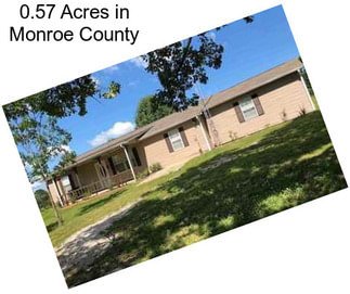 0.57 Acres in Monroe County