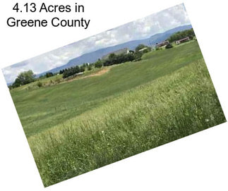 4.13 Acres in Greene County