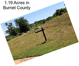 1.19 Acres in Burnet County