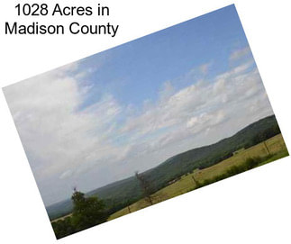 1028 Acres in Madison County
