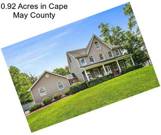 0.92 Acres in Cape May County