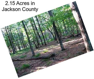 2.15 Acres in Jackson County