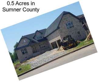 0.5 Acres in Sumner County