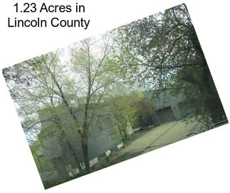 1.23 Acres in Lincoln County