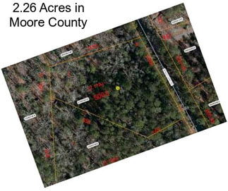 2.26 Acres in Moore County