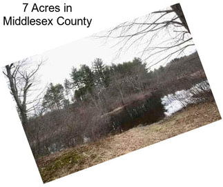 7 Acres in Middlesex County