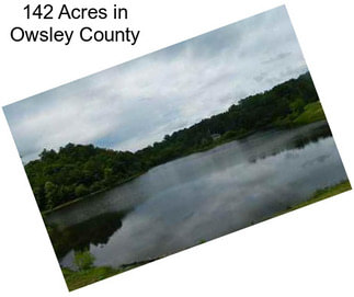 142 Acres in Owsley County