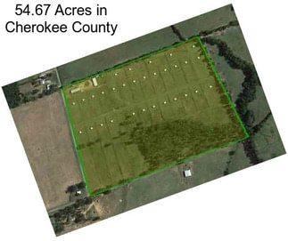 54.67 Acres in Cherokee County