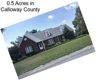 0.5 Acres in Calloway County