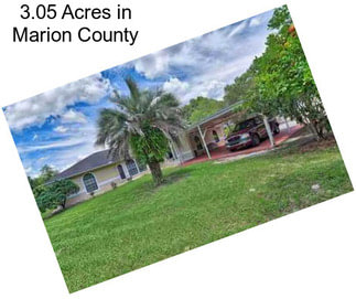 3.05 Acres in Marion County